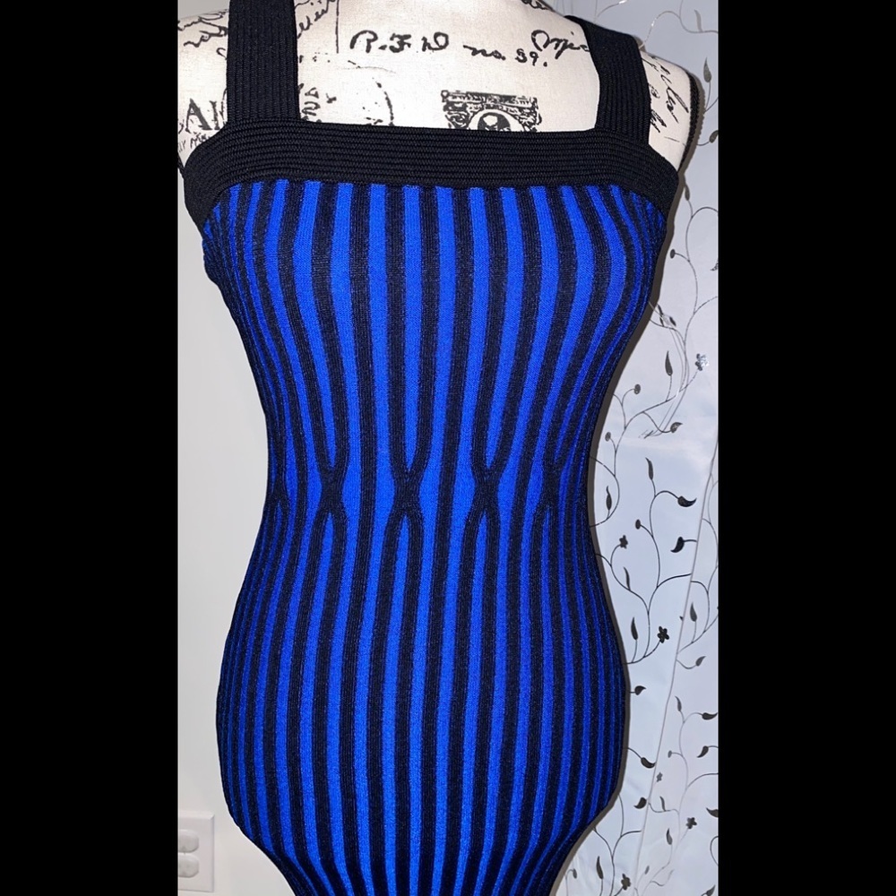 Rachel Rachel Roy Women's Striped Midi Dress .